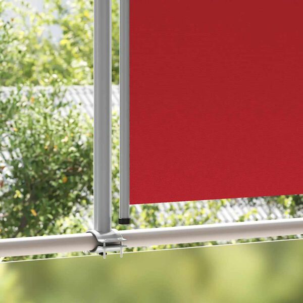 vidaXL Toldo lateral retr&aacute;ctil de jard&iacute;n rojo 160x300 cm