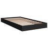 vidaXL Estructura de cama madera de ingenier&iacute;a negra 90x190 cm