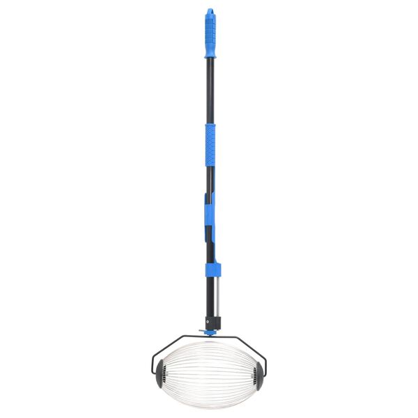 vidaXL Recolector de nueces acero azul 127 cm