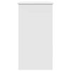 vidaXL Escritorio de madera contrachapada blanco 80x40x75 cm