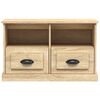 vidaXL Mueble para TV madera contrachapada roble Sonoma 80x35x50 cm