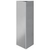 vidaXL Jardinera triangular acero galvanizado 30x26x75 cm