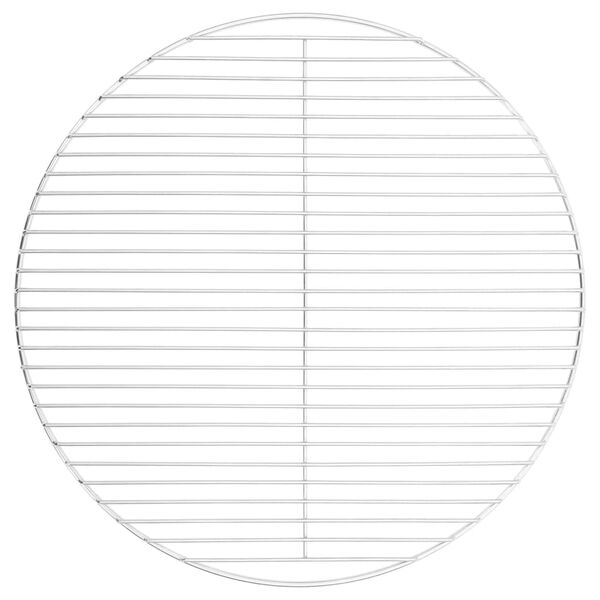 vidaXL Rejilla de parrilla BBQ redonda acero inoxidable 304 &Oslash;54 cm