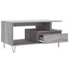 vidaXL Mesa de centro madera contrachapada gris Sonoma 90x49x45 cm