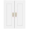 vidaXL Armario de pared madera de ingenier&iacute;a blanco 69,5x32,5x90 cm