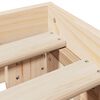 vidaXL Estructura de cama sin colch&oacute;n madera de pino maciza 120x200 cm