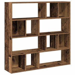 vidaXL Estanter&iacute;a/divisor de espacios madera antigua 105x24x102 cm