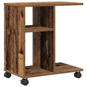 vidaXL Mesa Auxiliar Madera vieja 50 x 30 x 55 cm Madera de ingenier&iacute;a