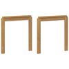 vidaXL M&oacute;dulo de Descansabrazos 2 pcs Blanco 59 x 6 x 61 cm