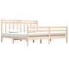 vidaXL Estructura de cama de madera maciza 200x200 cm