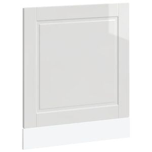 vidaXL Panel lavavajillas Porto 60x1,5x57 cm blanco brillante