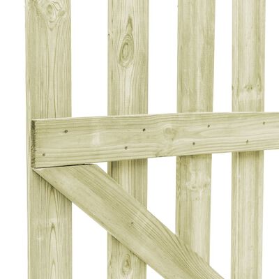vidaXL Puertas de valla 2 uds madera de pino impregnada 150x60 cm