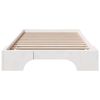 vidaXL Estructura de cama 75 x 190 cm Madera de pino macizo