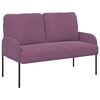vidaXL Sof&aacute;s con coj&iacute;n 110cm Morado Madera contrachapada