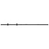 vidaXL Kit mini puerta corredera armario acero carbono 152 cm