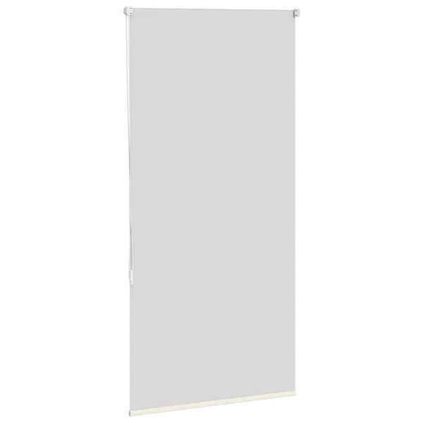 vidaXL Estor Enrollable Opaco Blanco Roto 85x130cm Tela Ancho 80,7cm