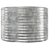 vidaXL Jardinera arriate acero galvanizado plata 322x100x68 cm