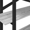 vidaXL Estante de libros Gris Sonoma 100 x 33,5 x 102 cm