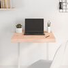 vidaXL Tablero de mesa madera maciza roble sin tratar 60x60x(2-6) cm