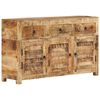 vidaXL Aparador de madera maciza de mango 110x35x65 cm