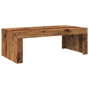 vidaXL Mesa de centro madera de ingenier&iacute;a envejecida 102x50x35 cm