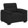 vidaXL Sill&oacute;n de tela negro 100x81x84 cm