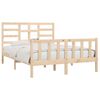 vidaXL Estructura de cama madera maciza 150x200 cm