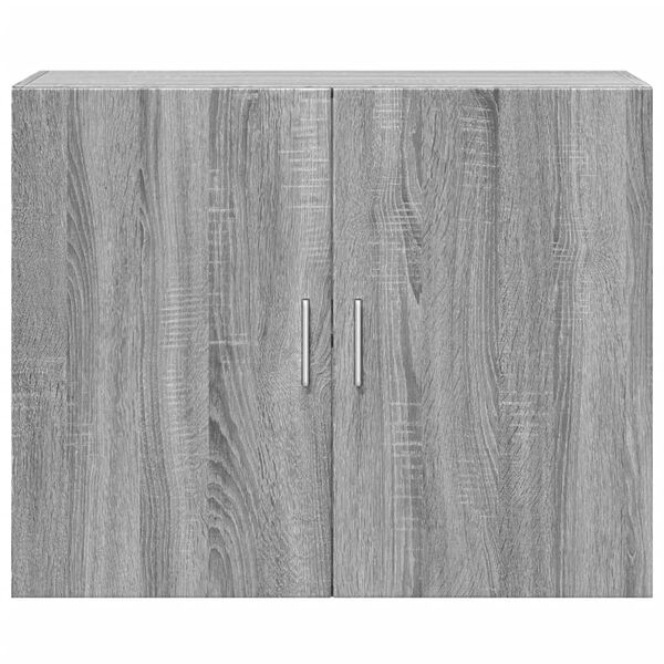 vidaXL Armario de pared madera de ingenier&iacute;a gris Sonoma 80x42,5x64 cm