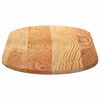 vidaXL Tablero de mesa ovalado madera maciza de roble 100x50x2 cm
