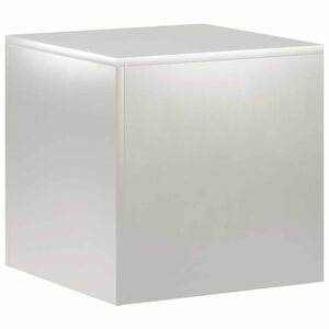 vidaXL Soporte de plantas Plateado 40 x 40 x 40 cm Acero