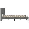 vidaXL Estructura de cama Gris oscuro 120 x 200 cm Terciopelo