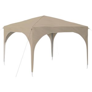 vidaXL Carpa Plegable para Fiestas 290 x 290 x 245 cm Crema