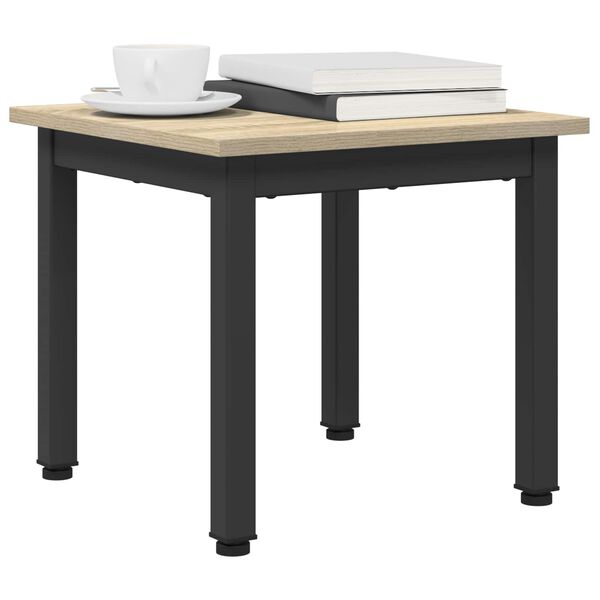 vidaXL Mesa de Caf&eacute; Sonoma 40 x 40 x 36 cm Madera de ingenier&iacute;a