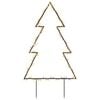 vidaXL &Aacute;rbol de Navidad luces decorativas con estacas 115 LED 90 cm