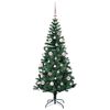 vidaXL &Aacute;rbol de Navidad Artificial Preiluminado Verde 150 cm