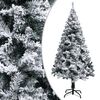vidaXL &Aacute;rbol de Navidad artificial verde con nieve 120 cm