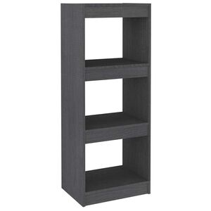 vidaXL Estanter&iacute;a/divisor de espacios madera de pino gris 40x30x103,5 cm