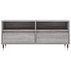 vidaXL Mueble de TV madera contrachapada gris Sonoma 100x34,5x44,5 cm