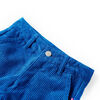 Pantalón infantil pana azul cobalto 128