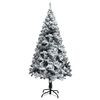 vidaXL Árbol de Navidad artificial Verde 150 cm PVC y Acero y Plástico