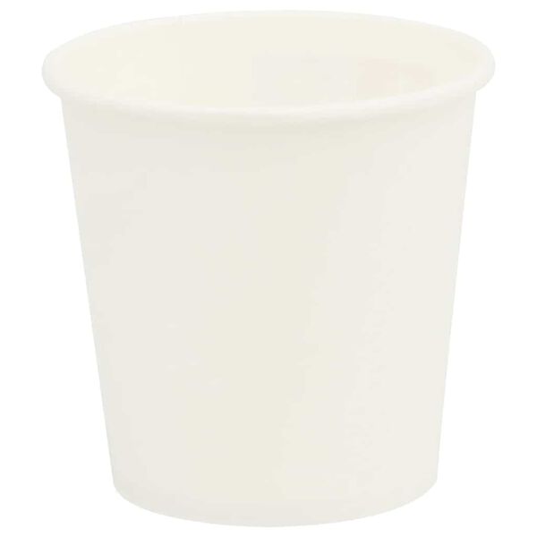 vidaXL Tazas de café de papel 1000 uds 4oz 100ml blanco