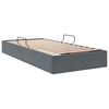 vidaXL Cama con almacenamiento Gris oscuro 100 x 200 cm Terciopelo
