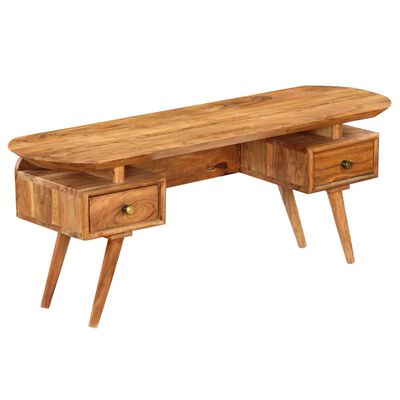 vidaXL Mueble para la TV madera maciza de acacia 115x35x46 cm