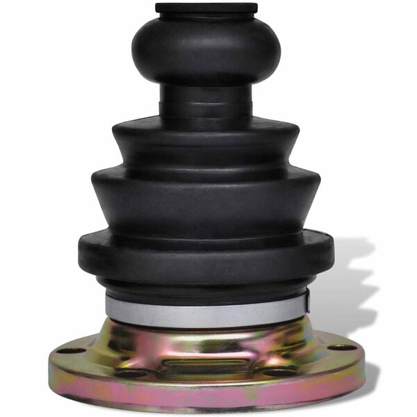 vidaXL Conjunto de Ejes Negro Metal