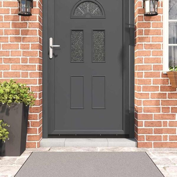 vidaXL Sellos de cepillo de puerta atornillables 2 pcs Negro 100 cm