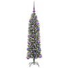 vidaXL &Aacute;rbol Navide&ntilde;o Artificial Delgado con 150 LED Verde y 120 cm
