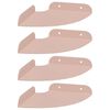 vidaXL Estante flotante con estante 4 pcs Rosa 15 x 15 x 2 cm