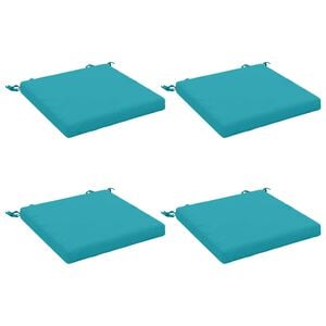 vidaXL Cojines de Asiento de 4 Piezas SOEST 4 uds. 100% Poli&eacute;ster