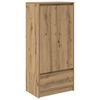 vidaXL Armario con caj&oacute;n roble Artisan 55,5x34x119,5 cm
