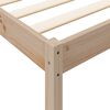 vidaXL Cama con estanter&iacute;a sin colch&oacute;n madera maciza de pino 150x200cm